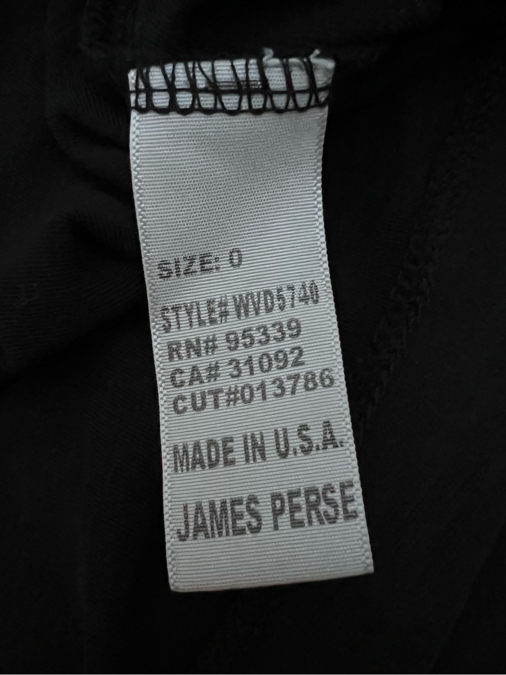 JAMES PERSE Ruched Shirred Midi Maxi Tube Skirt Black 0 XS - Picture 7 of 11